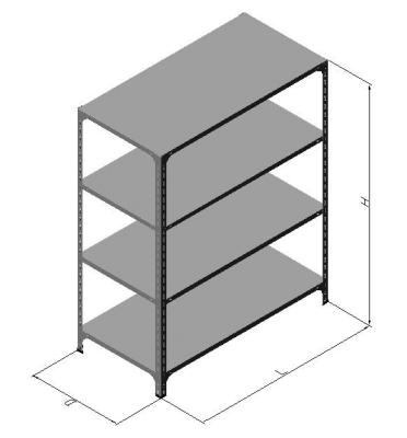 China Widely Used Custom Steel Corrosion Protection Factory Sale Various Light Duty Shelving for sale