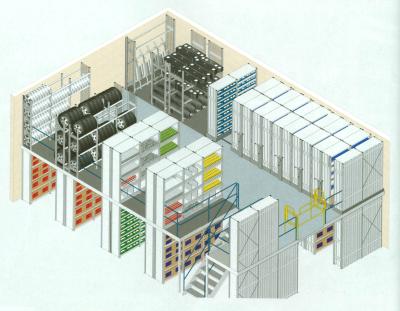 China Heavy Duty Corrosion Protection Mezzanine Tiered Rack Load Steel for sale