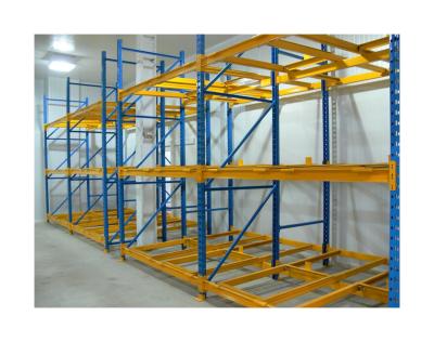 China First In Last Custom Adjustable Back Paddle Bury Push Rack Racking for sale