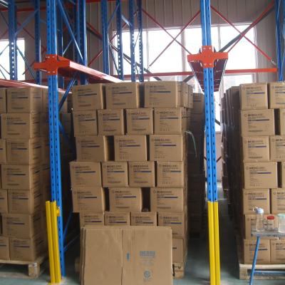 China Corrosion Protection Storage Warehouse Racking System Heavy Drive In Heavy Duty Rack for sale