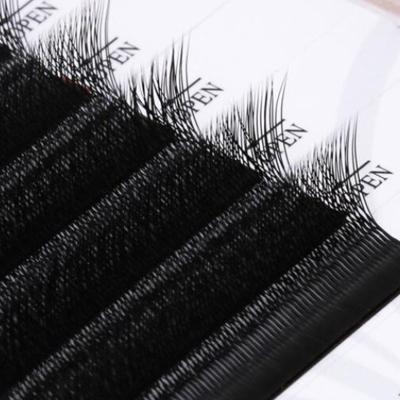 China Easy Fanning Natural Clover Mink Fiber Eyelash Natural Soft Soft Volume Four Leaf Extension for sale