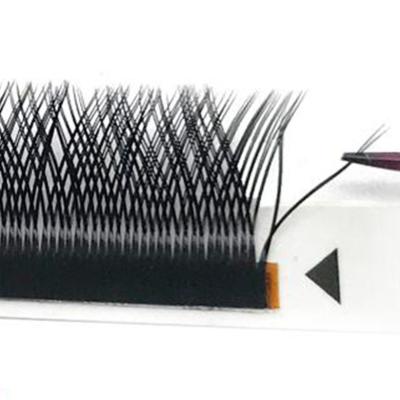 China Supplier Hot Selling OEM YY Natural Soft Y Shape Lash Extension Whips Custom Made for sale