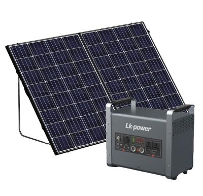 China Home Off Grid Power Plant Solar Energy System 3000w Portable Solar Generator For Family Use for sale