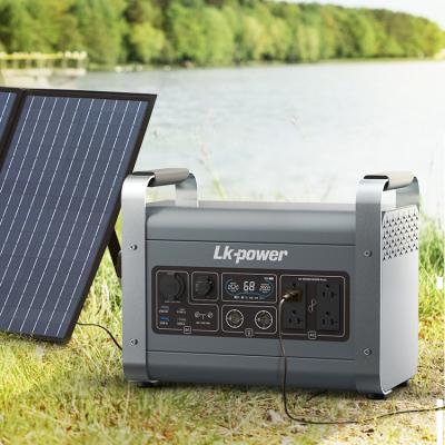 China 2022 Newest Version 1000W 2000W 3000W Type C Home Appliance Solar Power Generator Portable Power Station for sale