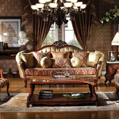 China Customized Palace Bedroom Furniture Convertible Sofa Sets Tan Wooden Side Genuine Leather Couch With Wood Frame for sale