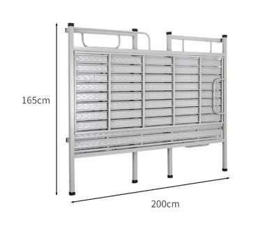 China Fashion Foldable Design Metal Double Bunk Folding Folding Bed at Wholesale Price for sale