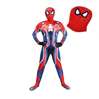 China Polyester Customized Customized LOGO Baby Kids Clothes Superhero Tights Zipper Performance Clothing Costume HY2652N for sale