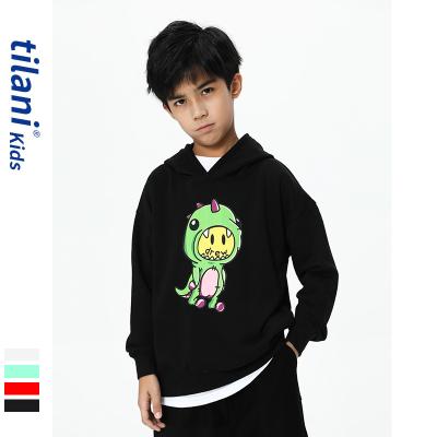 China 2021 Autumn Custom LOGO Children's Breathable Winter Cotton Children's Sweatshirt Dinosaur Boys Sweatshirt for sale