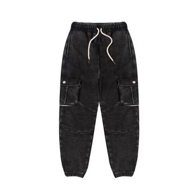 China Anti-wrinkle Customized LOGO Kids Loose Boy Pants Multi-pocket Casual Sports Pants for sale