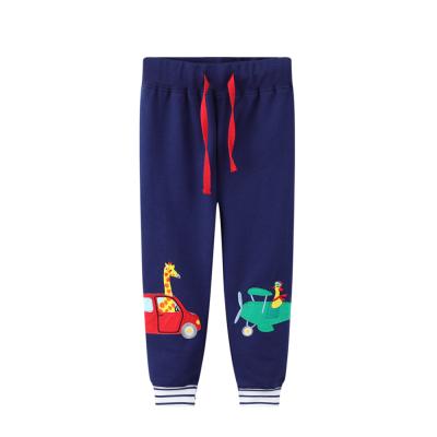 China Anti-wrinkle Customized LOGO Kids Loose Boy Pants Multi-pocket Casual Sports Pants Children's Boys Down Cotton Pants KZ7 for sale