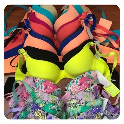 China Dress Teen Girls Seamless Bra With Removable Pads And Convertible Straps Four Size School Girls Women Soft Printed Bra Underwear for sale