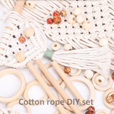 China Contemporary Macrame Kits Supplies For Adults Beginners Macrame Plant Hanger Minimalist Boho Kit Macrame Starter Kit Unique Decor Gift for sale