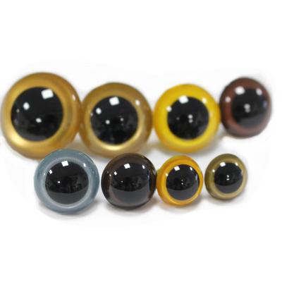 China TOY PARTS Colorful Plastic Toy Eyes Crystal Clear Safety Eye Accessories For Her Doll Plush Toys for sale