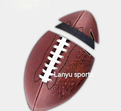 China cheap sales promotion to customize official size 5 6 american football rugby quality height and weight soccer rubber for sale