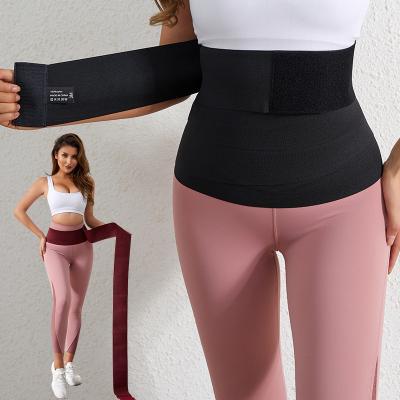 China Wholesale Cheap Price Breathable Women Waist Trimmer Slimming Trainer Shapers Waist Wrap Bandage Belt Belly Wrap Waist Trainer for sale