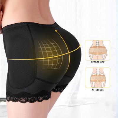 China S-6XL Breathable Lace Edge Hip Enhancer Shorts Padded Shorts Plus Size Butt And Hip Lifting Remonte Fesse Invisible Comfortable Butt Lifter for sale