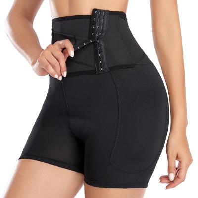 China Hot Sales Breathable Three Row Hooks Tummy Control Shorts Waist Wrap Slimming Hip Up Seamless Body Shaping Slimmer Waist Trainer Wholesale for sale