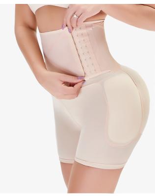 China Hot Sales Manufacturer Shapewear High Waist Control Breathable Thigh Slimmer Tummy 6XL Hips Pad Shorts Waist Trainer Body Shaper for sale