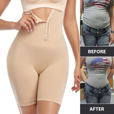 China Hot Sales Adjustment Tummy Control Waist Shapewear Maker Plus Size Seamless Thigh Slimmer High Shorts Waist Body Shaper for sale