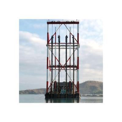 China Construction worksÂ   180kW Vibro Flotation Equipment Bottom Power Pole Underwater Stone Pile Netting for sale