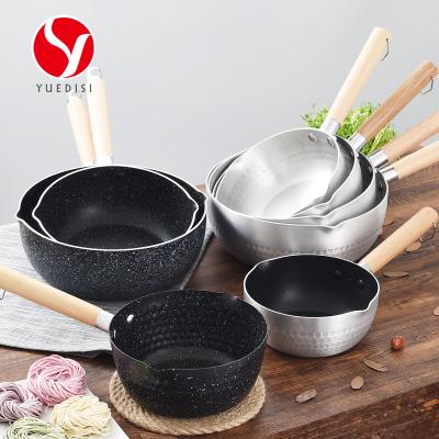 China Japanese style viable hot single-handle single-handle non-stick soup Pan Soup and common pots for cooking for sale