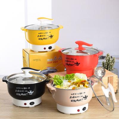 China RV New Arrival Multifunctional Stainless Steel Mini Cooking Electric Hot Pot Pan For Student Dormitory for sale