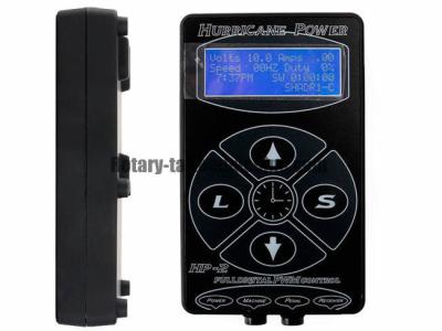 China HP-2 Hurricane Tattoo Power Supply Digital ABS Material Micro Processor Controlled Unit for sale