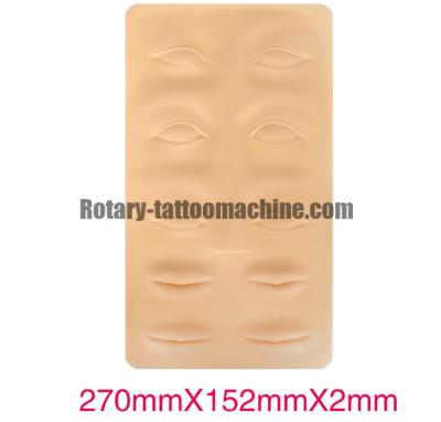 Chine Fausse élasticité de peau de manipulation matérielle de silicone de peau de pratique en matière de tatouage pour des lèvres/yeux à vendre