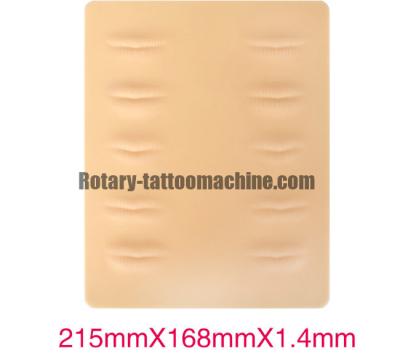 China Artificial Silicone Tattoo Practice Skin 21.5cm*16.8cm*0.14cm For Beginners for sale