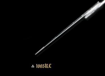 China 50 - Pack Single Tattoo Needles 1RL Round Liner 1003RL , Individual Pack With Sterilization Indicator for sale