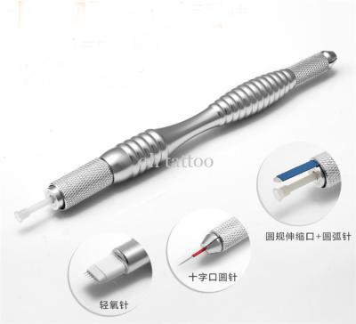 China Multifunctional Compasses Tip Microblading Tattoo Pen For Eyebrow Eyeliner And Lips for sale