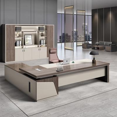 China Modular Hot sell good quality office furniture latest luxury ceo executive desk manager L shaped office executive  table for sale