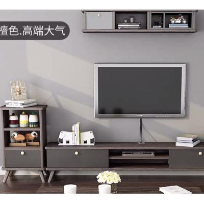 China Anti water Hot Sell Brand New Popular Wooden Cheap Home Living Room Cabinets Wood Furniture Coffee Table TV Stand for sale