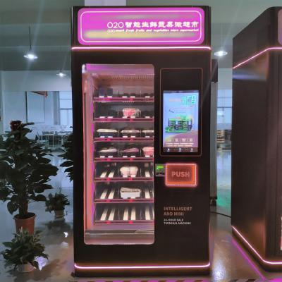 China Easy Use Box Wholesale Vending Machines For Fruits And Vegetables With Multi Payment for sale