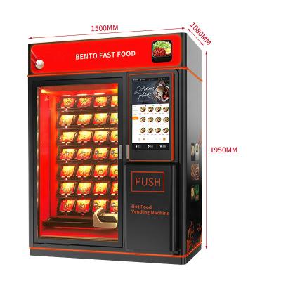 China Easy Use Lift Vending Machine Pizza Food Manual With Conveyor And Thumbs Advertising Touch Screen for sale