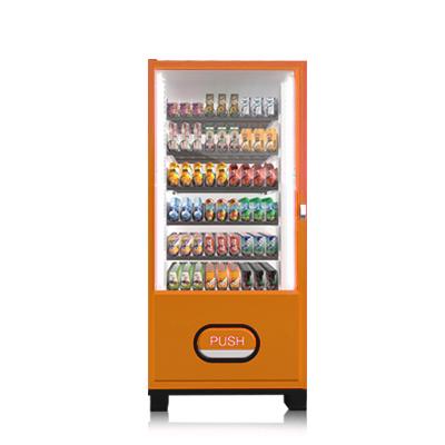 China Easy Use Floor-standing automatic soft drink vending machine capable of swiping coin for sale