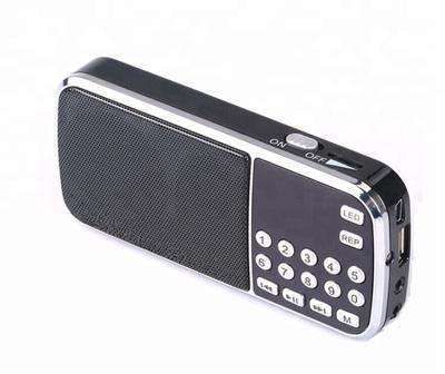 China L-088FM PORTABLE rechargeable radio fm am fm digital radio with usb speaker for sale