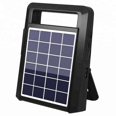 China Portable Phone Charger Solar System Fm Radio With USB TF Led Backup Solar Solar Radio Solar Charger for sale