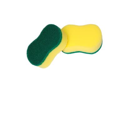 China Home Appliance Size Sponge Scouring Pad Practical Kitchen And Bathroom Cleaning Cloth for sale