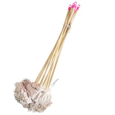 China Viable Wooden Handle Cotton Broom Broom for sale