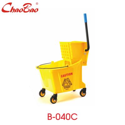 China Best Sales 32L Single Bucket Water Squeeze Truck Broom Water Squee B-040C for sale