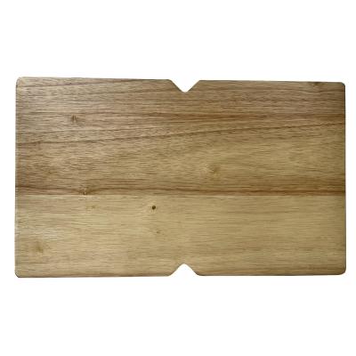 China Sustainable Rubber Wooden Deli Board Cheese Board Cutting Board With Wooden Pizza Dish for sale