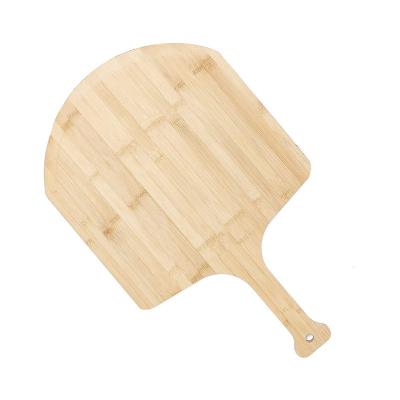 China Viable Deli Board Products Bamboo Cheese Board Pizza Cutting Board With Handle for sale