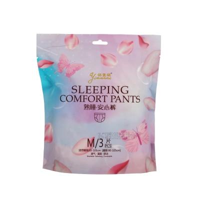 China Women's Menstrual Period Panty Absorption Super Soft Breathable Menstrual Sanitary Pink Cotton Top White OEM Customized for sale