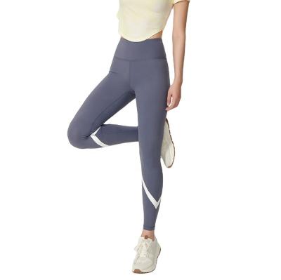 China Breathable 2023 Women's Fitness Sports Tights High Waist Elastic Contrast Printing Fitness Sports Yoga Pants for sale