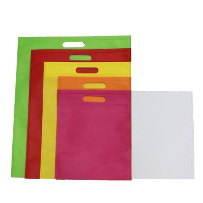 China Factory direct wholesale portable eco-friendly low price ultrasonic carry bag flat cut non woven bag for sale