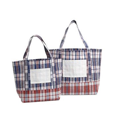 China Eco-friendly Promotional Cheap Recycle Woven PP Woven Shopping Bag With Logo Printing for sale