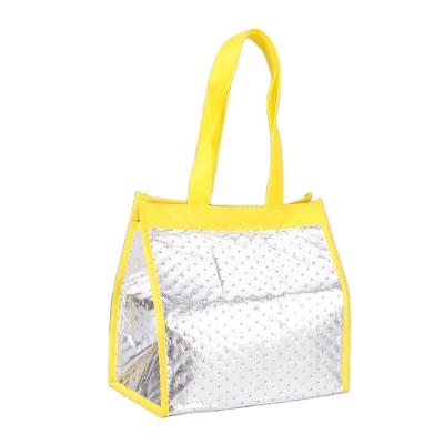 China High Quality Thermal Custom Large Insulated Non Woven Tote Grocery Bag Cooler Bag for sale