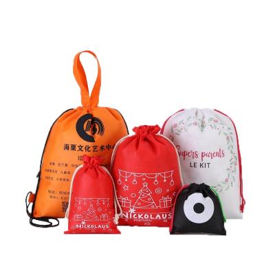 China Cheap custom wholesale promotion custom drawstring bag non woven drawstring bag eco-friendly mini for sale