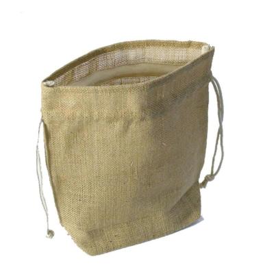 China Recyclable Customized Drawstring Burlap Jute Bags For Coffee Beans For Potato For Rices for sale